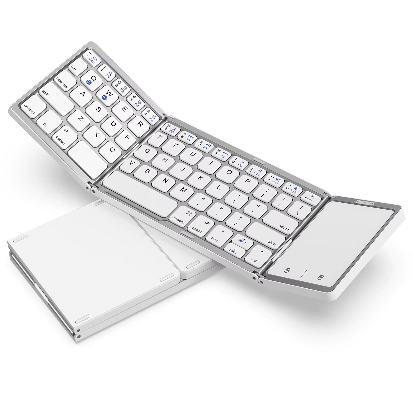 Foldable Wireless Bluetooth Keyboard Rechargeable Folding Portable Keyboard
