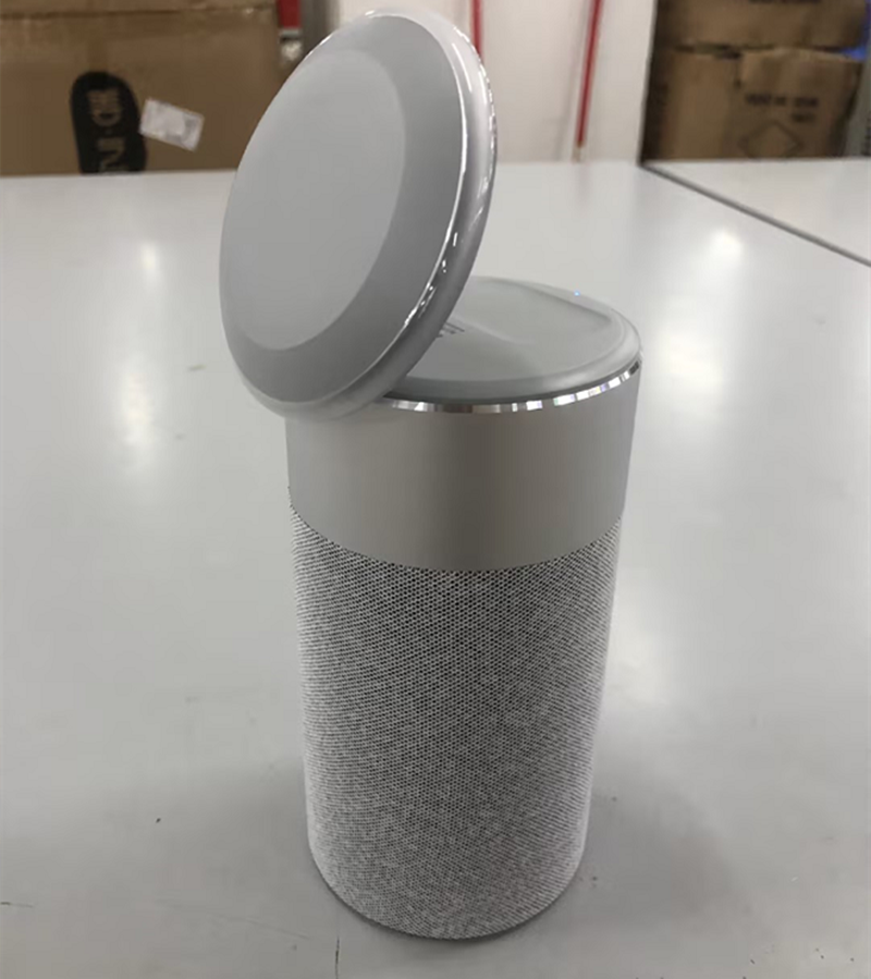 3 in 1 Multi-Function Iphone and Airpods Wireless Charger Portable Bluetooth Speaker with Touch Lamp for Home and Office