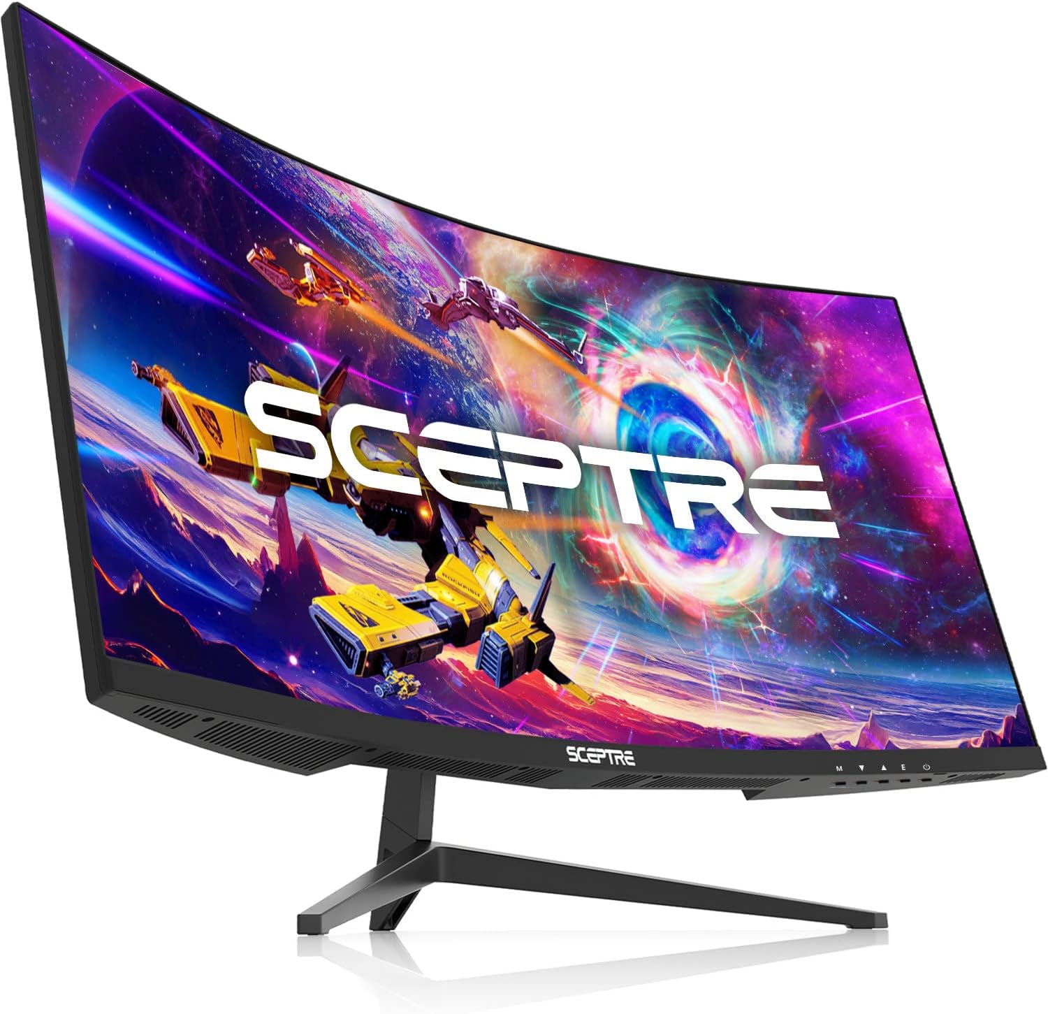 30-Inch Curved Gaming Monitor 21:9 2560X1080 Ultra Wide/ Slim HDMI Displayport up to 200Hz Build-In Speakers, Metal Black (C305B-200UN1) | 30 Va 1800R Curved 2560X1080 Panel, up to 200Hz, 3×Hdmi plus Displayport, 2×3W Speakers, 5Ms, Vesa 75X75