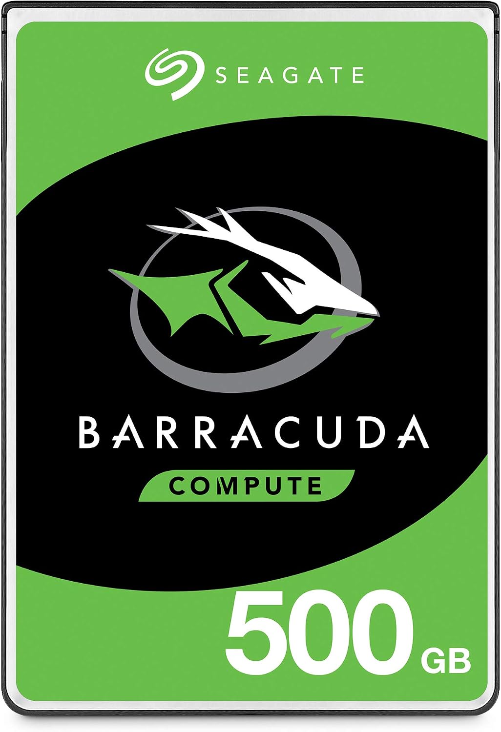 Seagate Barracuda 500GB Internal Hard Drive HDD – 2.5 Inch SATA 6 Gb/S 5400 RPM 128MB Cache for PC Laptop – Frustration Free Packaging (ST500LM030)