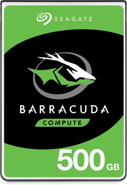 Seagate Barracuda 500GB Internal Hard Drive HDD – 2.5 Inch SATA 6 Gb/S 5400 RPM 128MB Cache for PC Laptop – Frustration Free Packaging (ST500LM030)