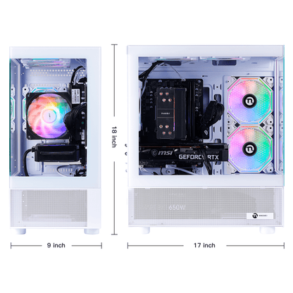 Lumishore Gaming PC AMD Ryzen 5 5500 Geforce GTX 1660 Super 16 GB RAM 1TB SSD Windows 11 PC Gaming
